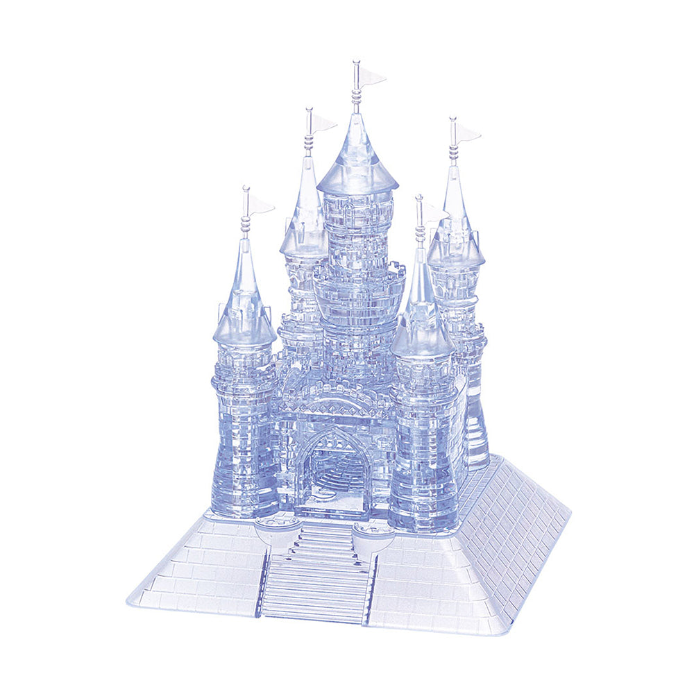 BePuzzled Clear Castle 3D Crystal Puzzle - 125 pcs