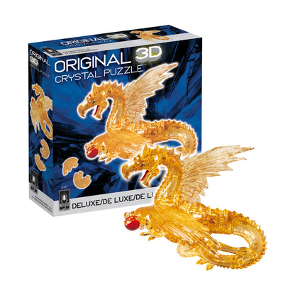 BePuzzled Golden Dragon Deluxe 3D Crystal Puzzle - 57 pc