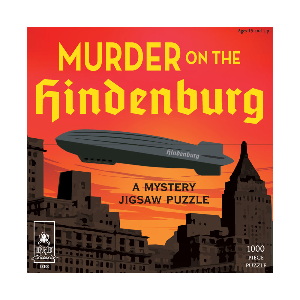 Murder on the Hindenburg 1000-Piece Classic Mystery Jigsaw Puzzle