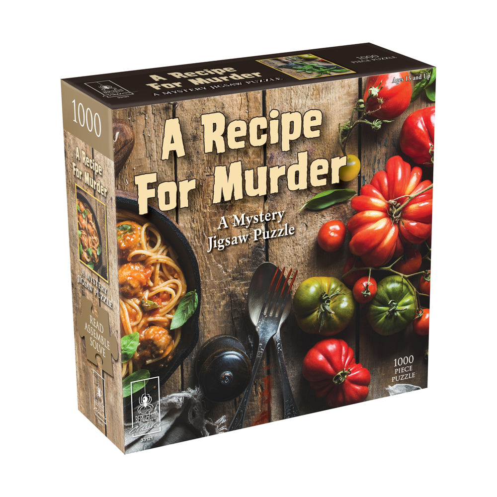 University Games A Recipe for Murder Mystery Jigsaw Puzzle - 1000 pc