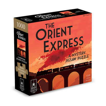 Death on the Istanbul Express 1000-Piece Mystery Jigsaw Puzzle