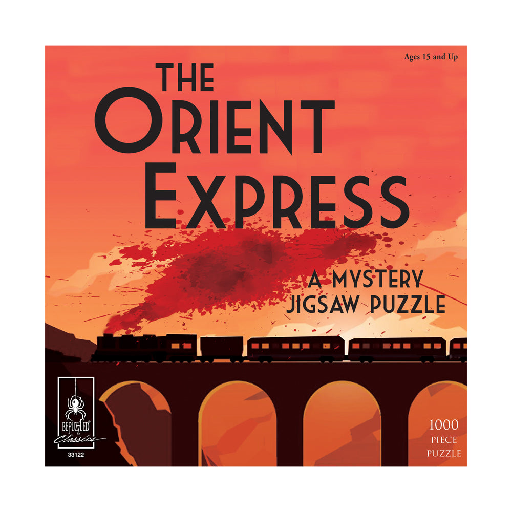 Death on the Istanbul Express 1000-Piece Mystery Jigsaw Puzzle