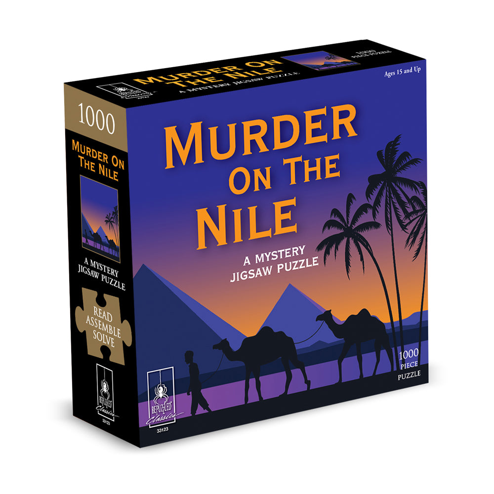 University Games Murder by the Pyramids Mystery Jigsaw Puzzle - 1000 pc