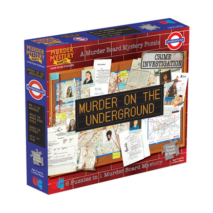 University Games Murder Mystery Party Case Files - Underground Murder Puzzle