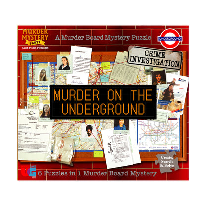 University Games Murder Mystery Party Case Files - Underground Murder Puzzle