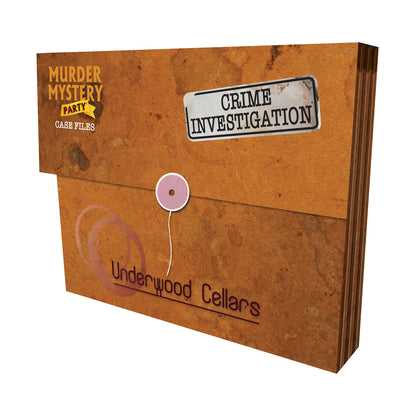 Murder Mystery Party Case Files: Underwood Cellars Interactive Detective Game