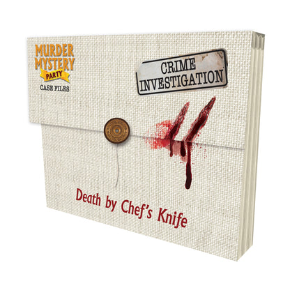 Murder Mystery Party Case Files: Death By Chef's Knife Interactive Game