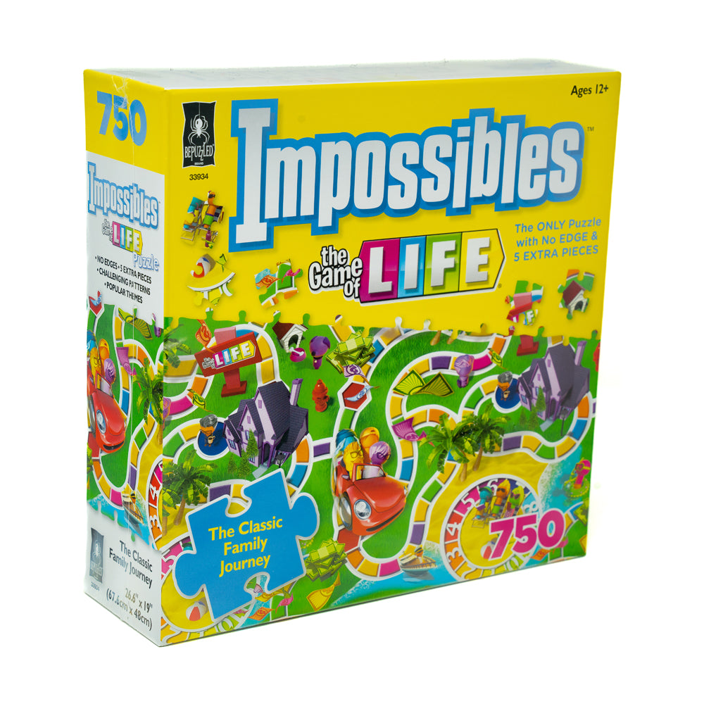 Hasbro The Game of Life Impossibles Puzzle - 750 pc