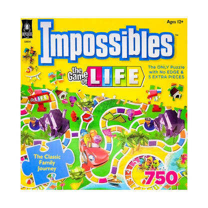 Hasbro The Game of Life Impossibles Puzzle - 750 pc