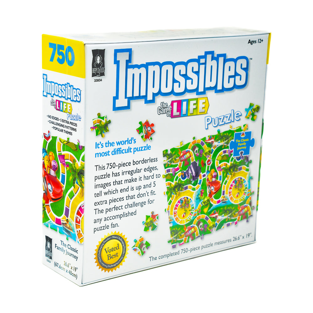 Hasbro The Game of Life Impossibles Puzzle - 750 pc