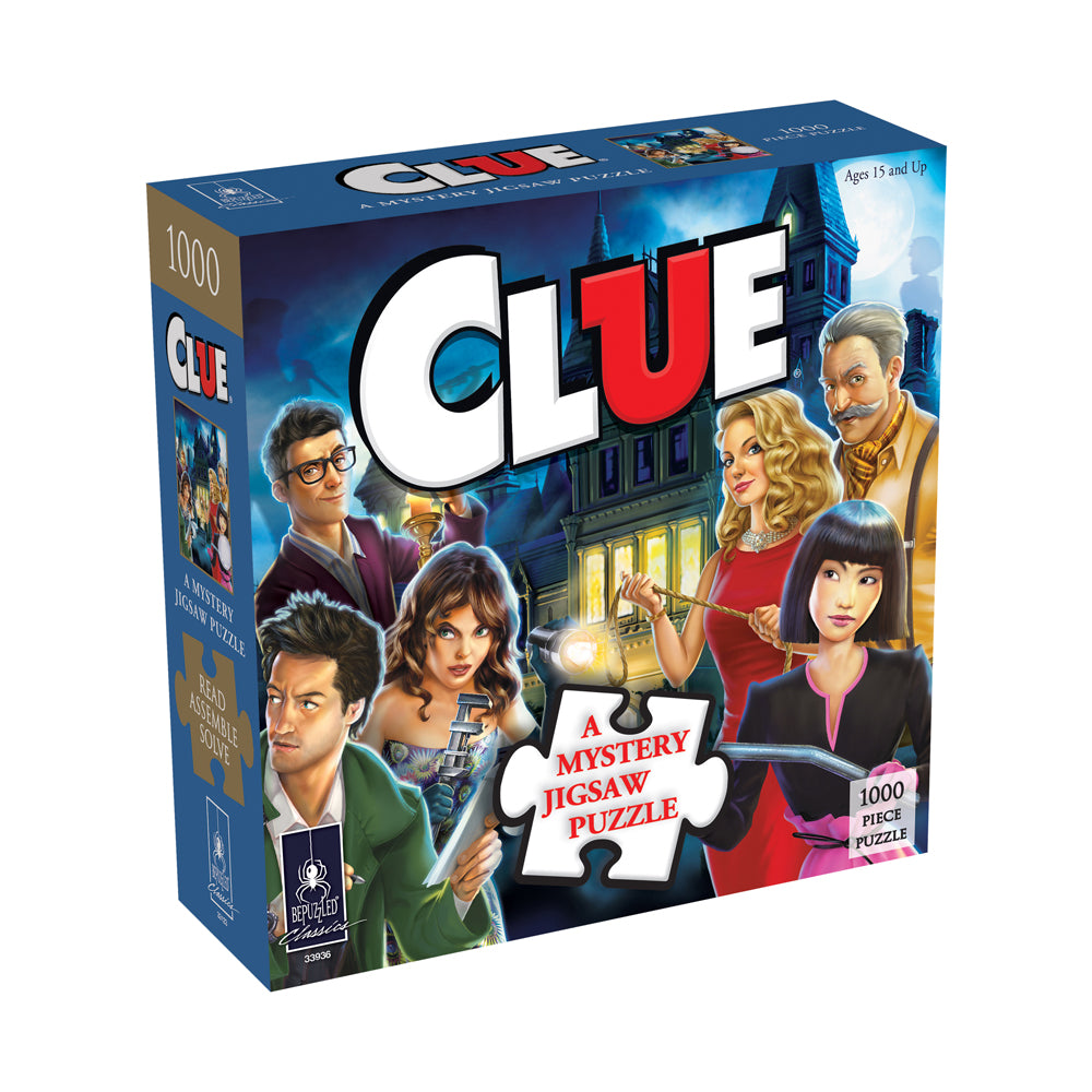 BePuzzled Clue Mystery Jigsaw Puzzle - 1000 pc