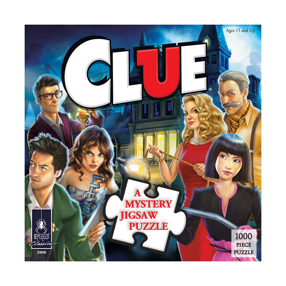 BePuzzled Clue Mystery Jigsaw Puzzle - 1000 pc