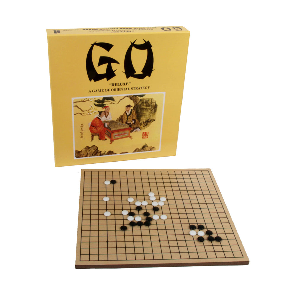 John N. Hansen Co. Classic Go Game with Solid Wood Board