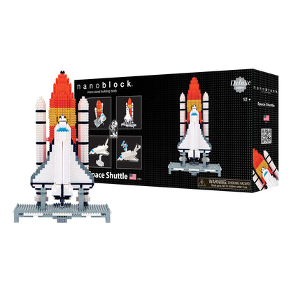 Nanoblock Space Shuttle Deluxe Edition - 1600 Piece Building Set