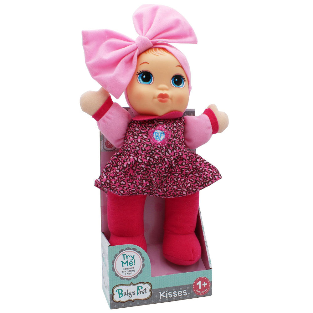 Baby's First - Giggles Doll with Coral Floral Top