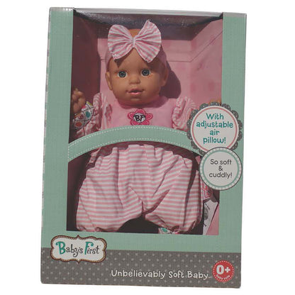 Goldberger Baby's First 13" Air Pillow Soft Body Doll - Stripes