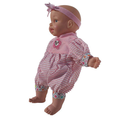 Goldberger Baby's First 13" Air Pillow Soft Body Doll - Stripes