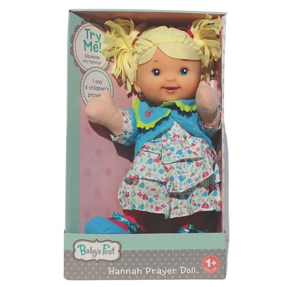 Goldberger 14-inch Hannah Prayer Baby Doll - Blonde