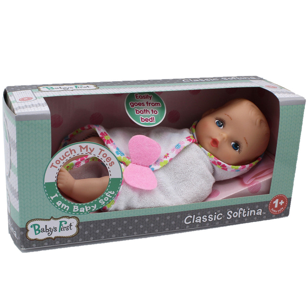 Goldberger 9" - Baby's First Bathtime Softina Doll