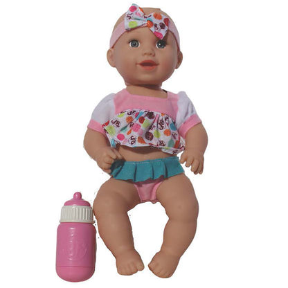 Goldberger 13-inch Talking Baby Doll with Interactive Bottle