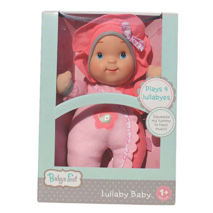 Goldberger 12-inch Soft Body Lullaby Baby Doll - Pink