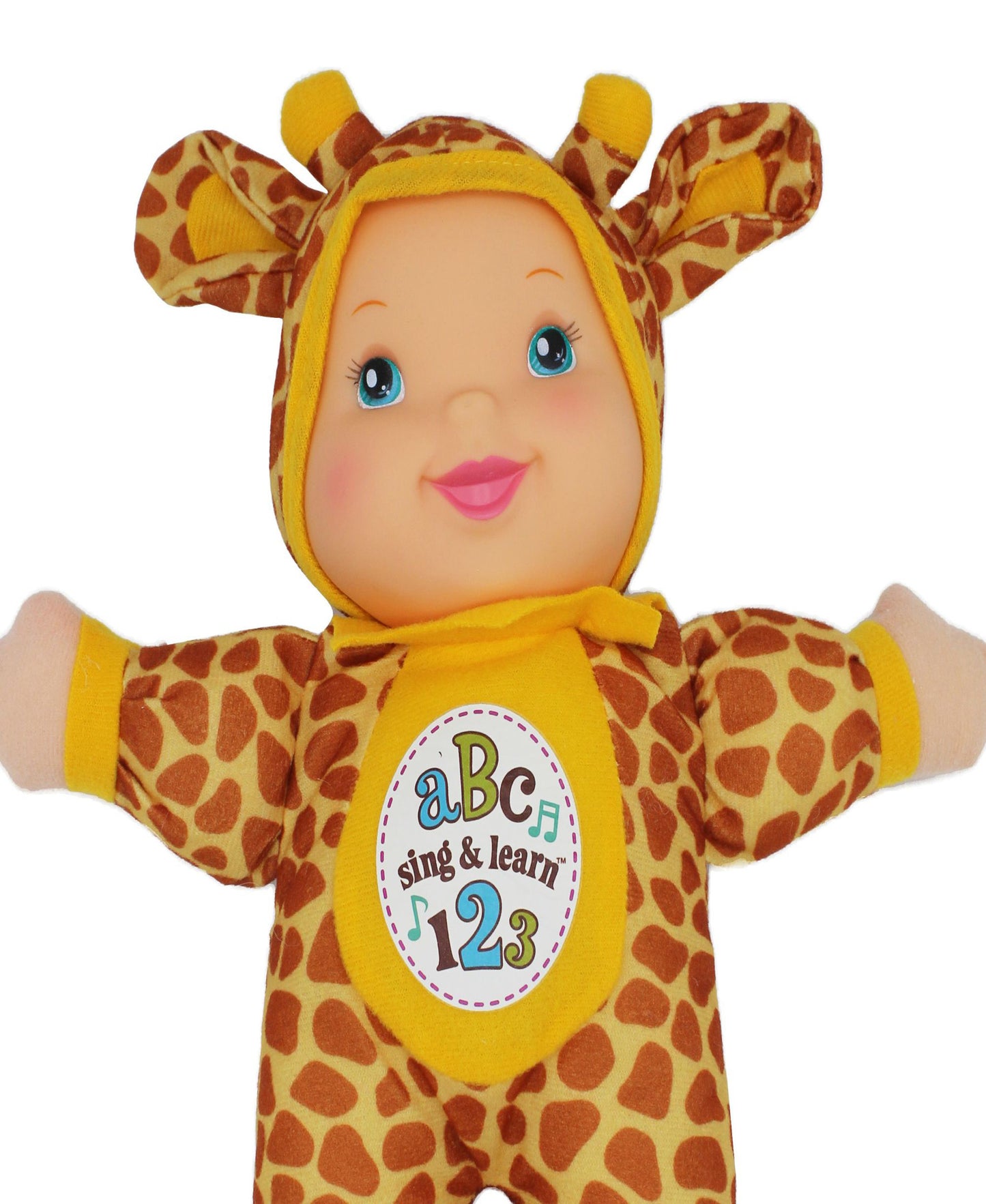 Goldberger Baby's First Sing & Learn Giraffe - Bilingual Educational Toy