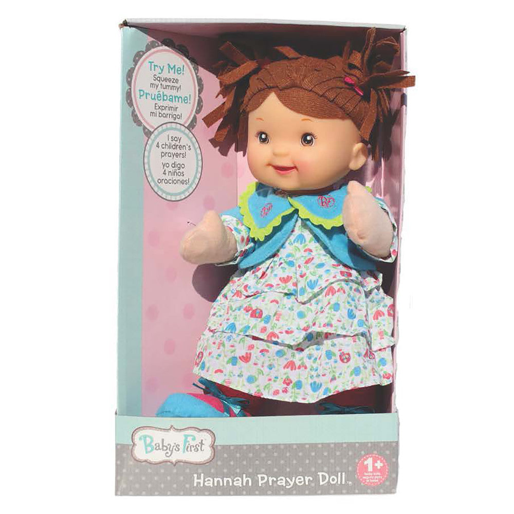 Goldberger 14 inch - Soft Body Hannah Prayer Doll Brunette