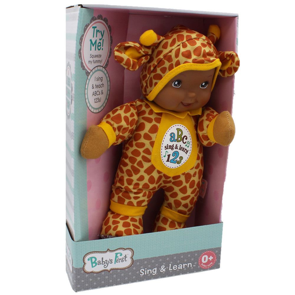 Goldberger Baby's First - Sing & Learn Giraffe Doll