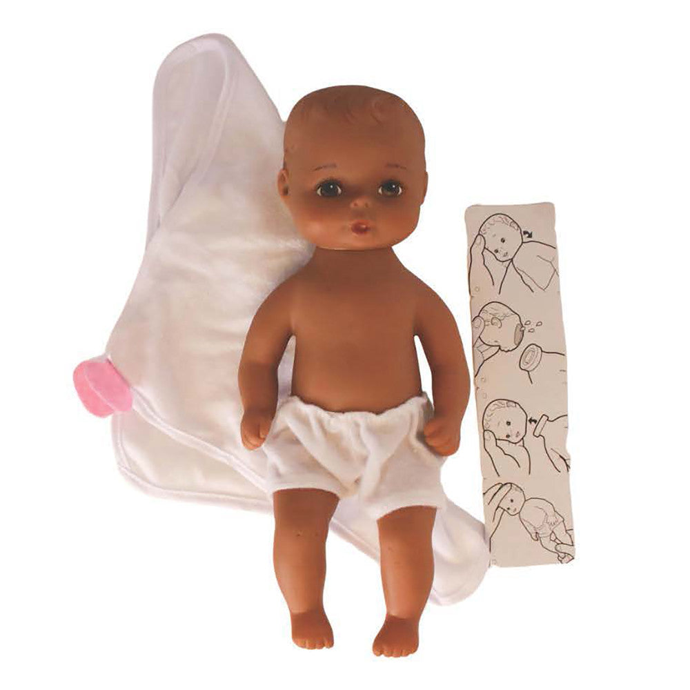 Goldberger 11 inch Baby's First Bathtime Softina Doll with Towel