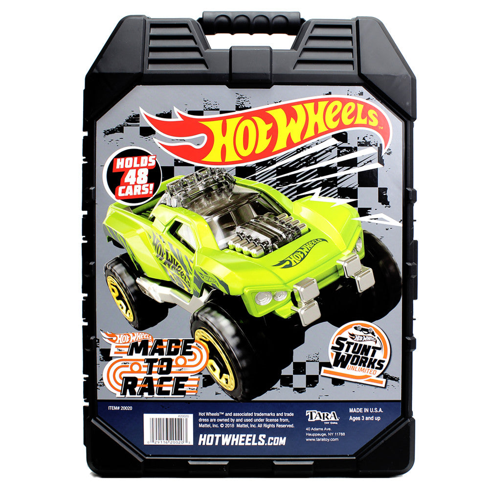 Hot Wheels 48-Car Storage Case with Easy-Grip Handle