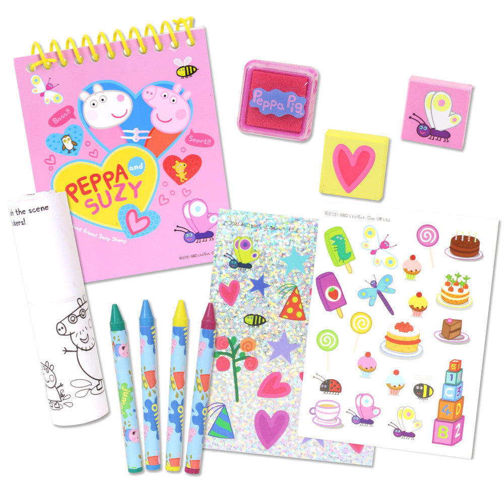 Peppa Pig Artistic Adventures Creativity Set - Coloring and Stamping Kit