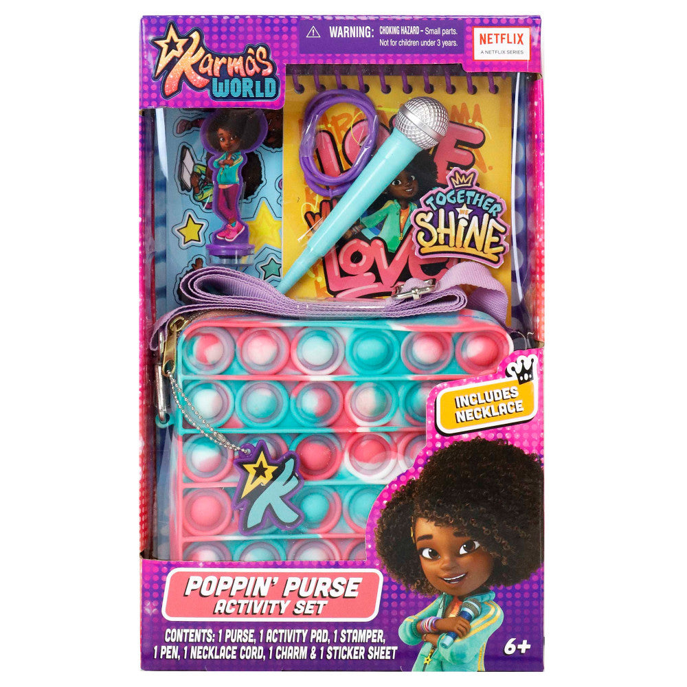 Karma's World Poppin' Purse Activity Set - Interactive Craft Kit