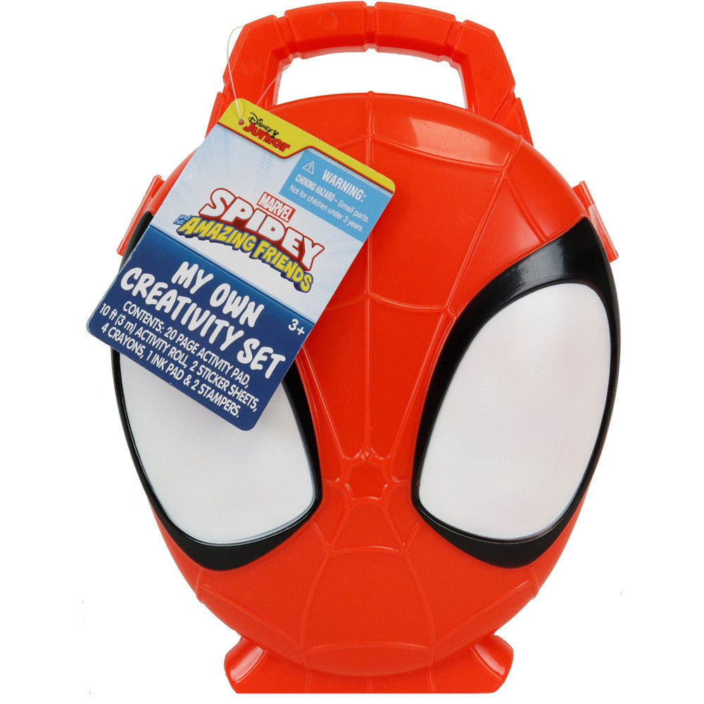 Tara Toy Spiderman Creativity Set with Character Face Carrying Case