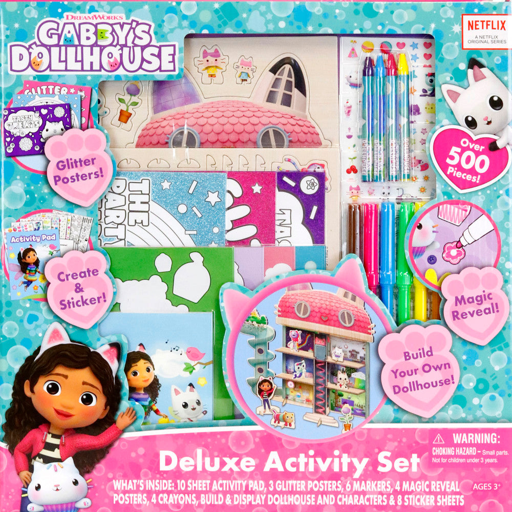 Tara Toy Gabby's Dollhouse 500+ Piece Deluxe Activity Set