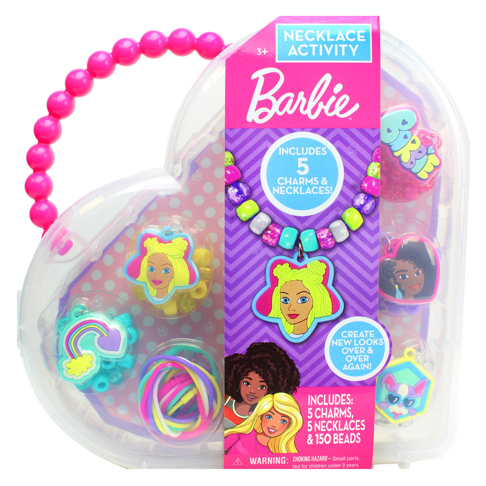 Tara Toys Barbie Craft Necklace Activity Set with Charms and Beads