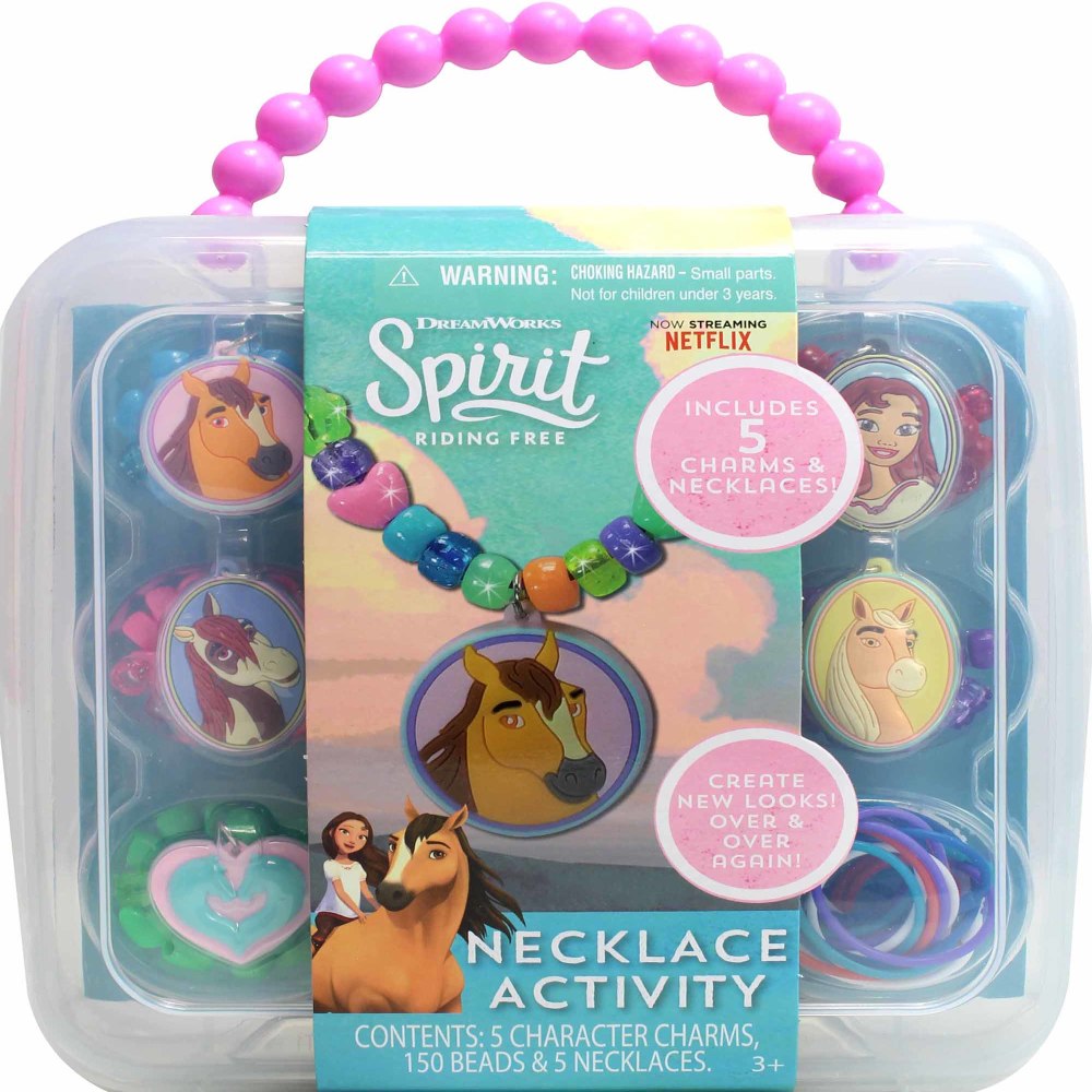 Dreamworks Spirit Riding Free Craft Necklace Kit - Jewelry Making Set