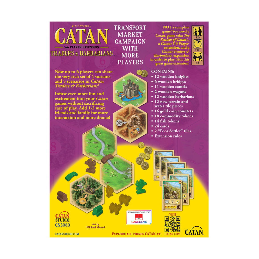 Catan Studio Traders & Barbarians 5-6 Player Expansion Set