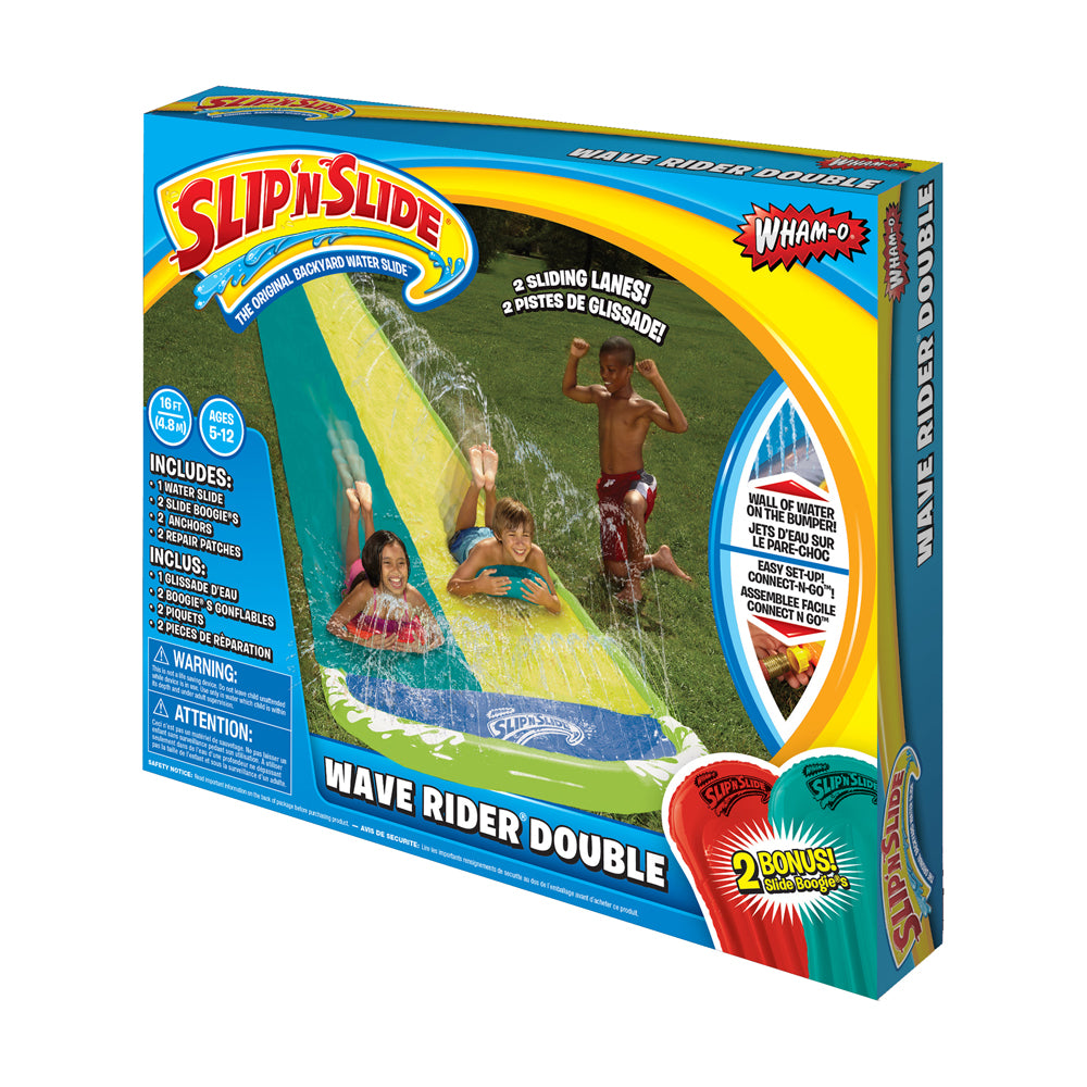 Wham-O Slip 'N Slide Wave Rider Double with Dual Water Slides