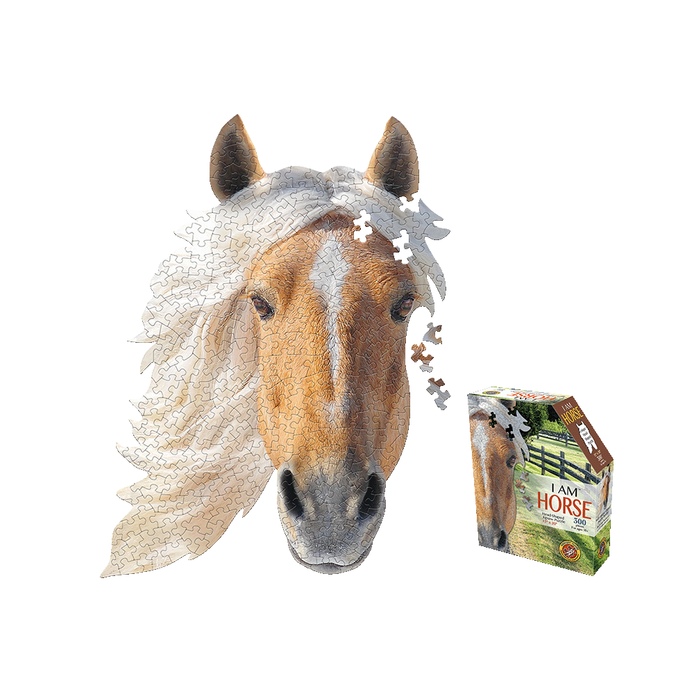 Madd Capp I AM HORSE Unique-Shaped 300-Piece Jigsaw Puzzle