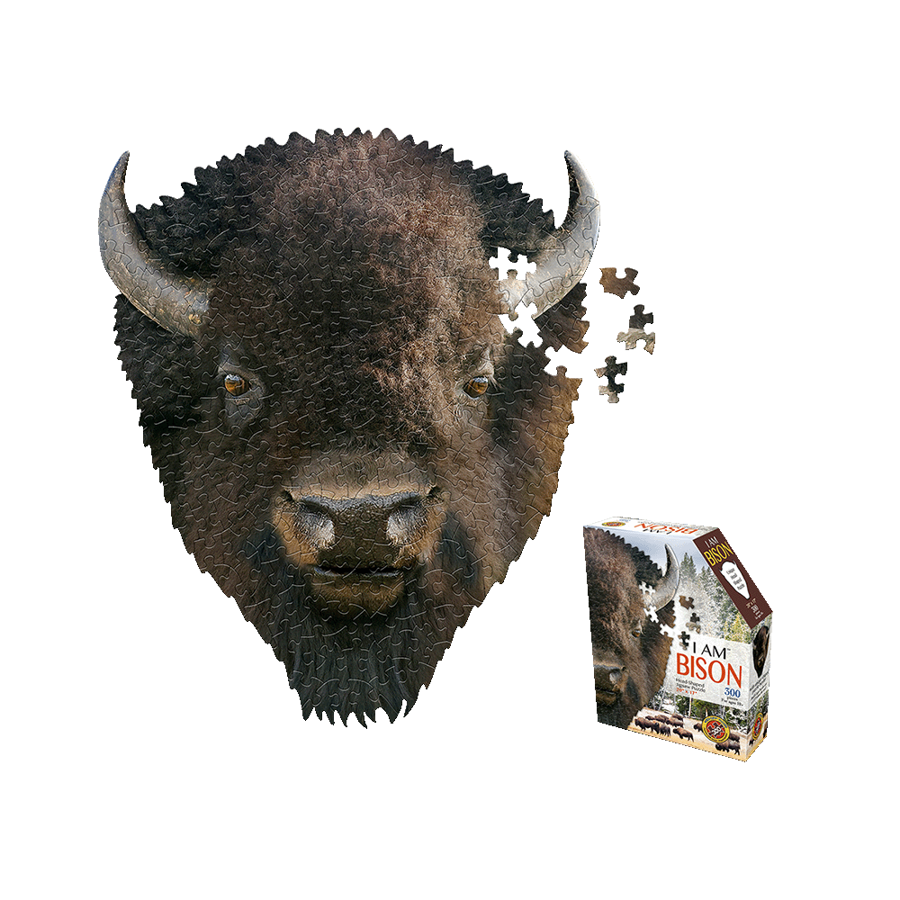 Madd Capp I AM BISON Unique-Shaped Jigsaw Puzzle - 300 pc