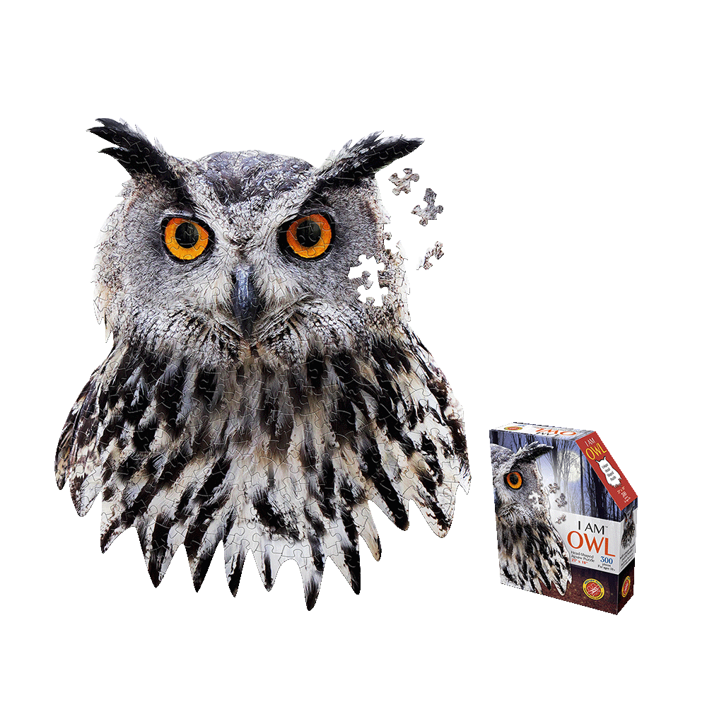 Madd Capp I AM OWL Unique-Shaped Jigsaw Puzzle - 300 pc