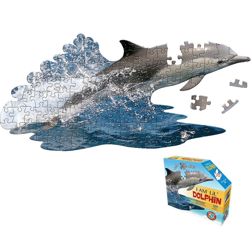 Madd Capp I AM LiL' Dolphin Jigsaw Puzzle - 100 pc