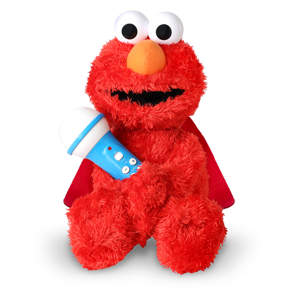 Singing Machine Sesame Street Karaoke Plush with built-in mic, Elmo