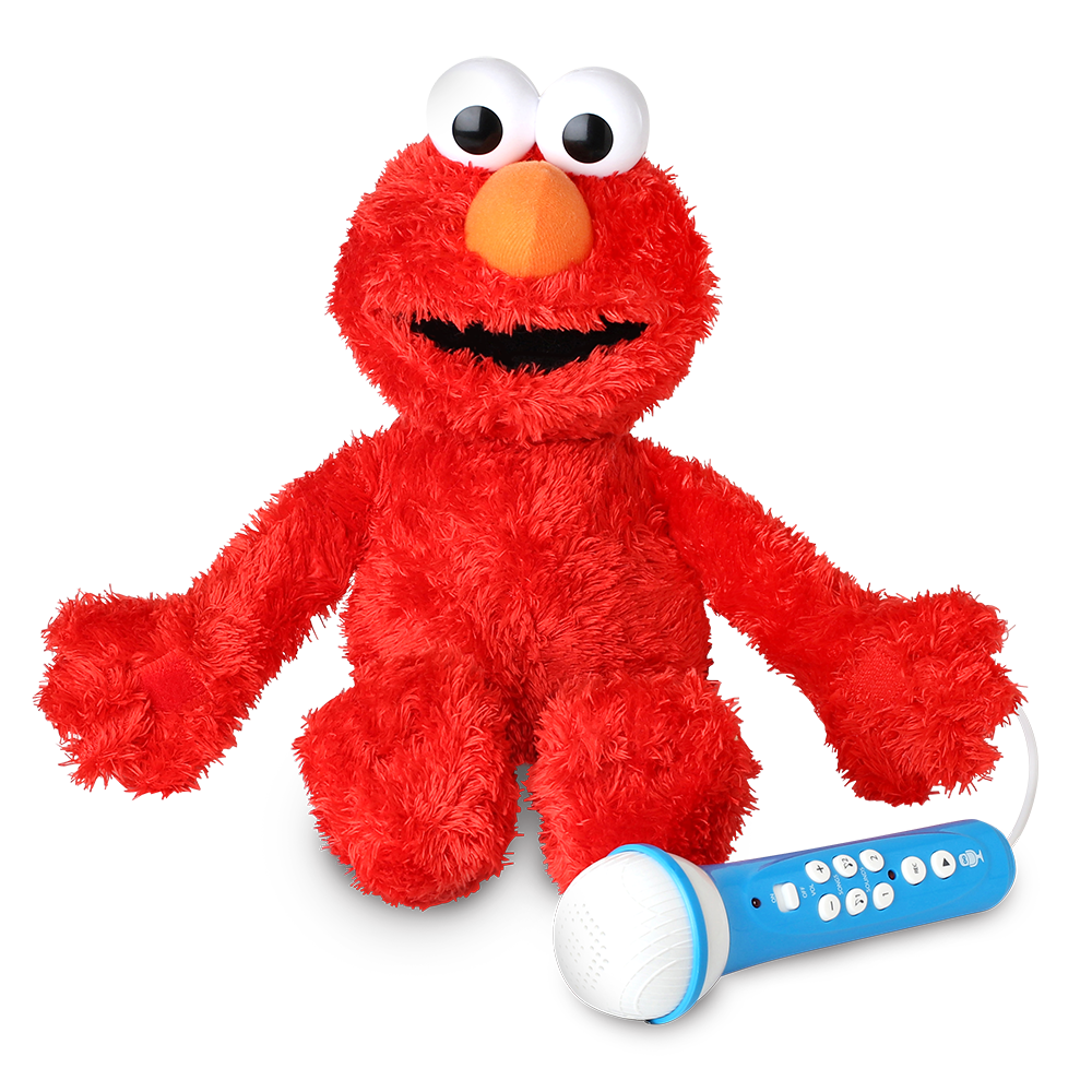 Singing Machine Sesame Street Karaoke Plush with built-in mic, Elmo