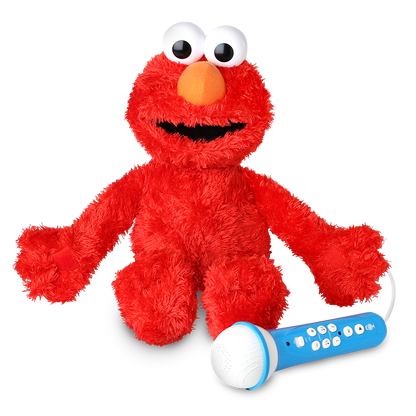 Singing Machine Sesame Street Karaoke Plush with built-in mic, Elmo