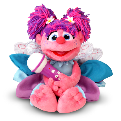 Singing Machine Sesame Street Karaoke Plush with built-in mic, Abby Cadabby