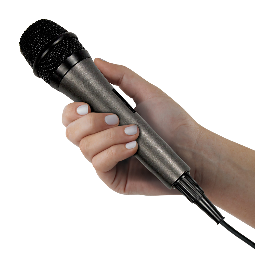 Singing Machine Wired Uni-directional Dynamic Microphone