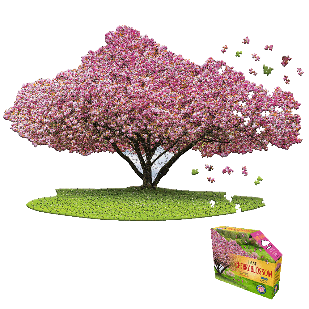 Madd Capp Cherry Blossom Tree-Shaped Jigsaw Puzzle - 1000 pc