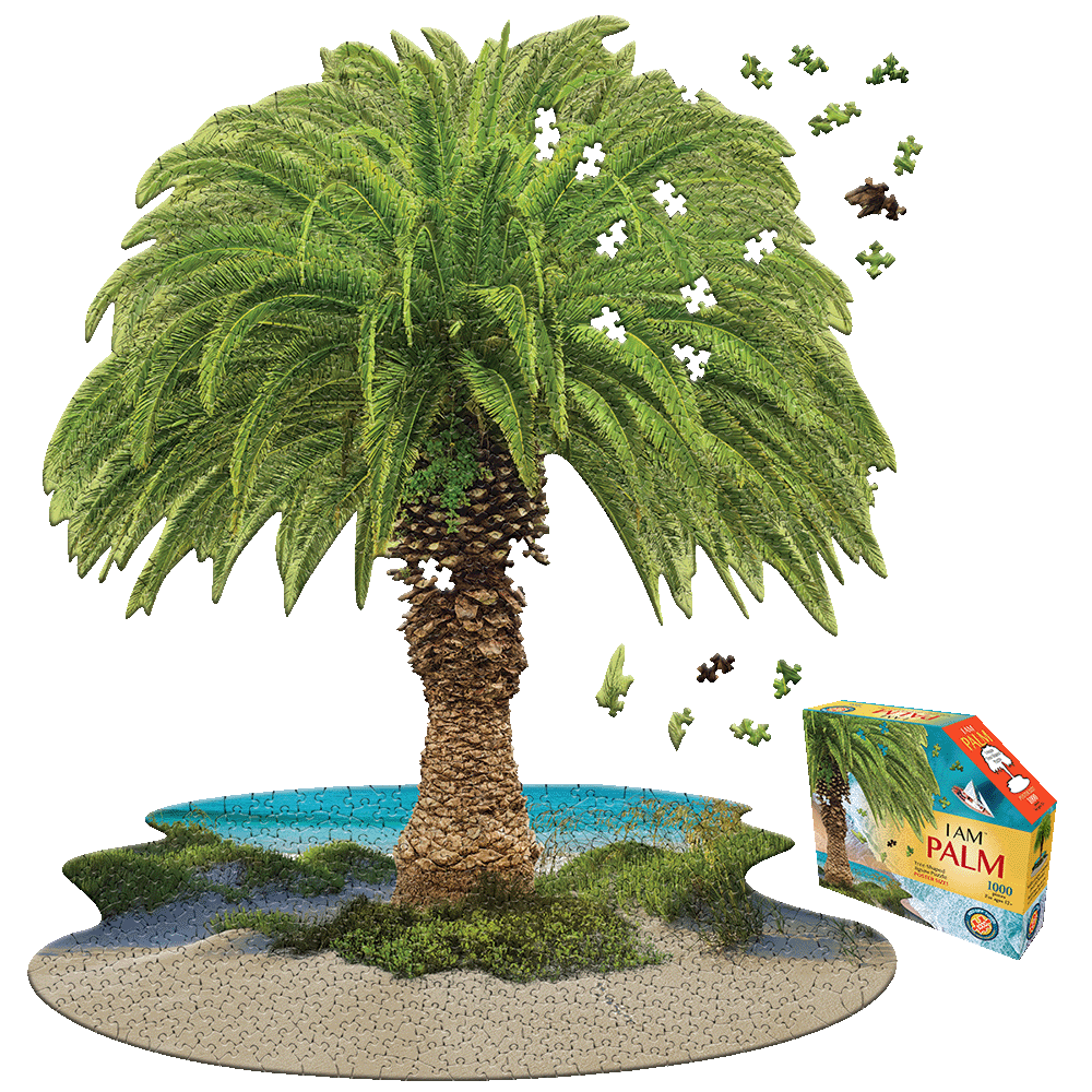 Madd Capp I AM PALM Tree-Shaped 1000-Piece Jigsaw Puzzle