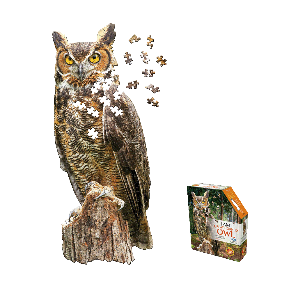 Madd Capp Great Horned Owl Jigsaw Puzzle - 300 pc